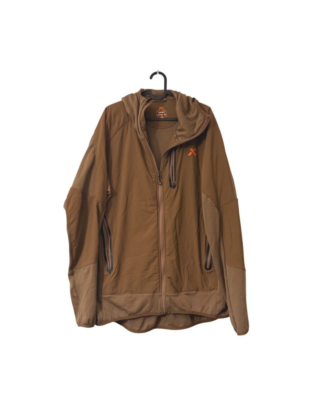 First Lite Sawtooth Hybrid Nylon Merino Wool Hooded Full Zip Jacket Mens 2XL